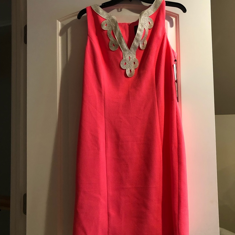 Vince Camuto hot pink summer dress